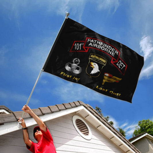 Fyon 101st Pathfinder DET Flag Indoor and outdoor banner