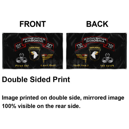 Fyon 101st Pathfinder DET Flag Indoor and outdoor banner