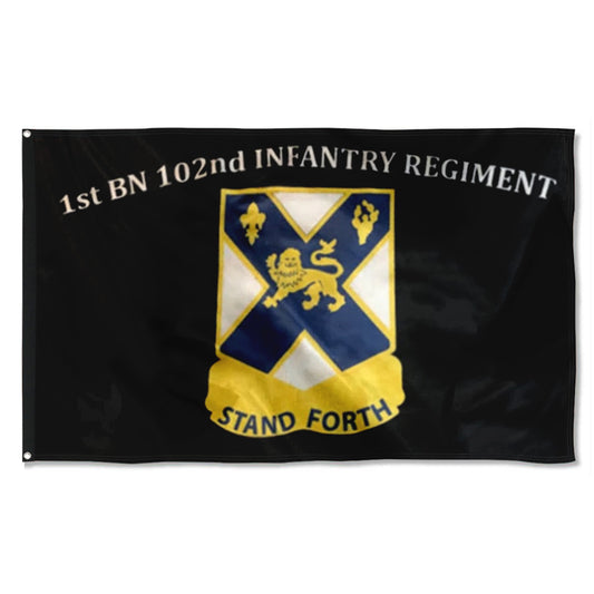 Fyon 102nd IN. Custom Guidon Flag  Indoor and outdoor banner