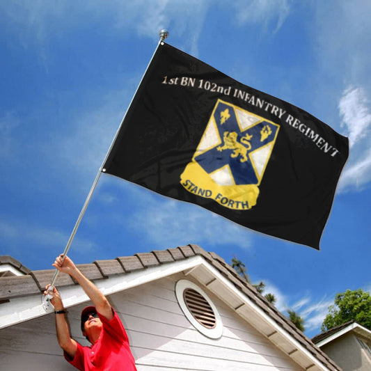 Fyon 102nd IN. Custom Guidon Flag  Indoor and outdoor banner