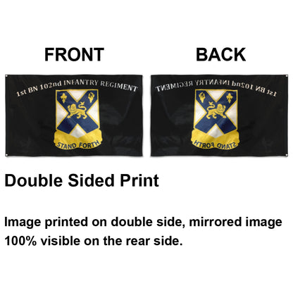 Fyon 102nd IN. Custom Guidon Flag  Indoor and outdoor banner