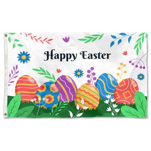 Fyon Happy Easter flag Indoor and outdoor banner 2231422