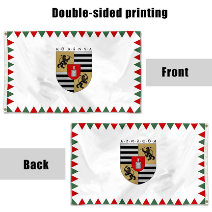 Fyon 10th District of Budapest flag Indoor and outdoor banner