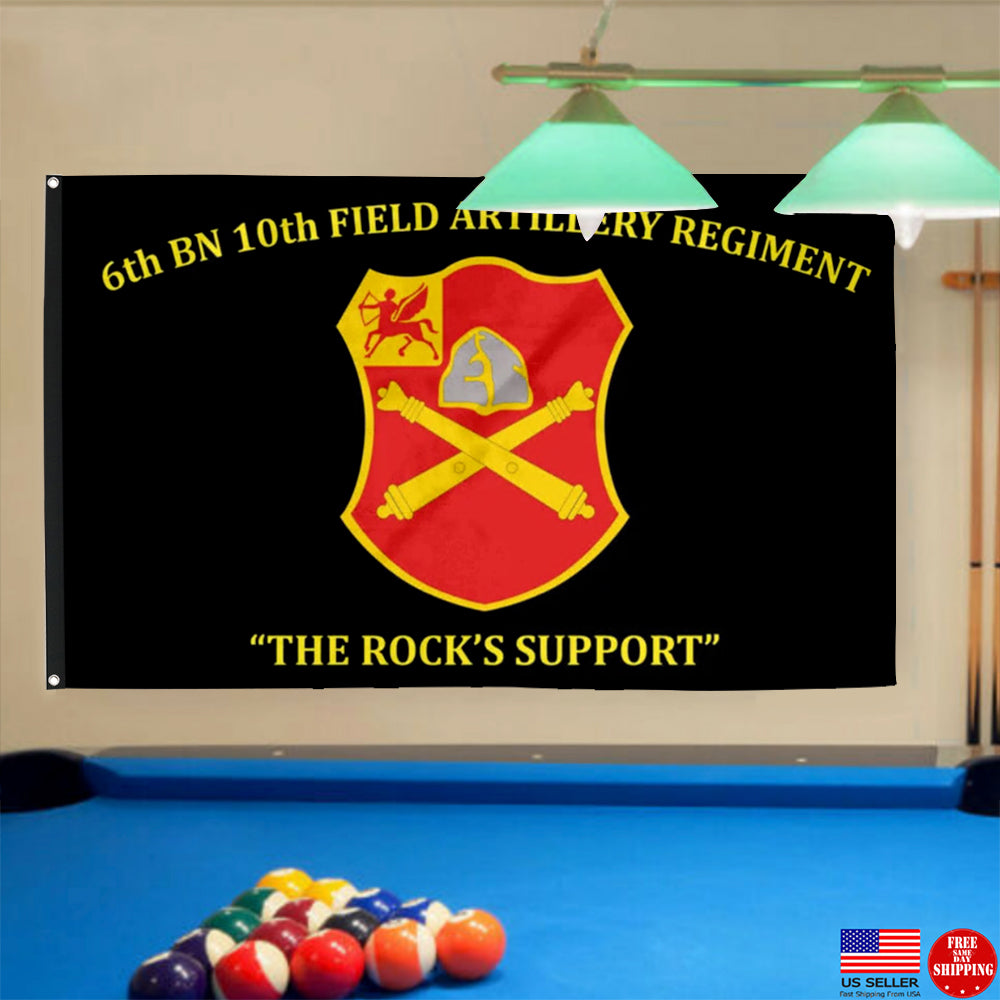 Fyon 10th Field Artillery Flag  Indoor and outdoor banner
