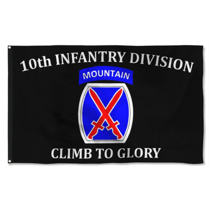 Fyon 10th Mountain Infantry Division Flag Indoor and outdoor banner