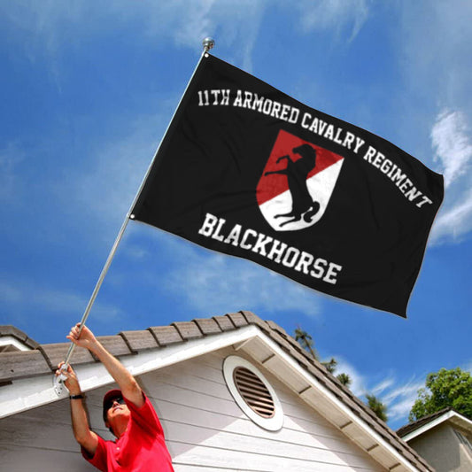 Fyon 11th Armored Calvary Regiment Flag Indoor and outdoor banner