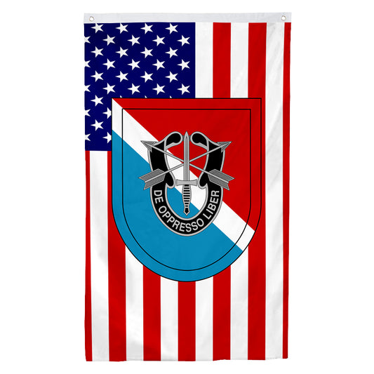 Fyon 11th Special Forces Group Flag Indoor and outdoor banner