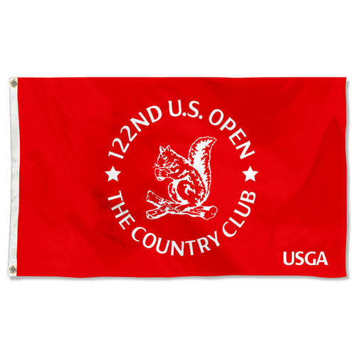 Fyon 122nd U.S. Open The Country Club Golf Flag Red  Indoor and outdoor banner