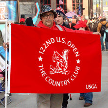 Fyon 122nd U.S. Open The Country Club Golf Flag Red  Indoor and outdoor banner