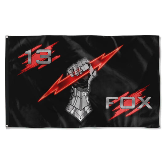 Fyon 13 Fox Fist Flag  Indoor and outdoor banner