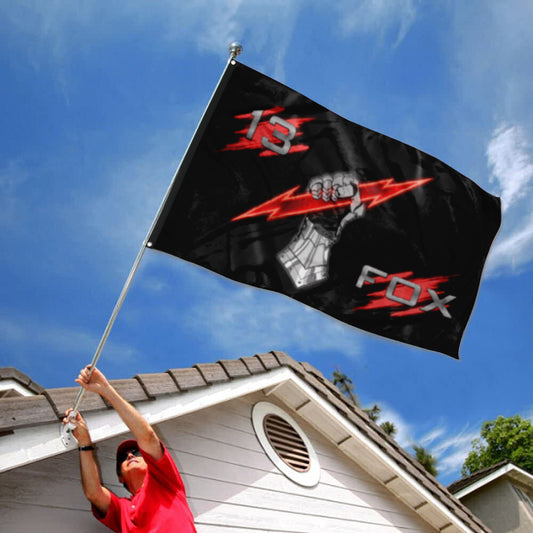 Fyon 13 Fox Fist Flag  Indoor and outdoor banner