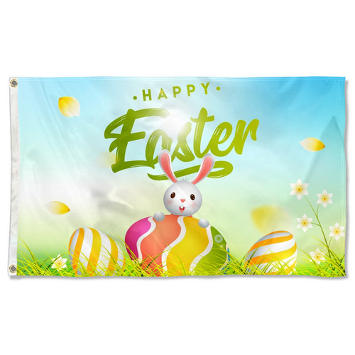 Fyon Happy Easter flag Indoor and outdoor banner 2231425