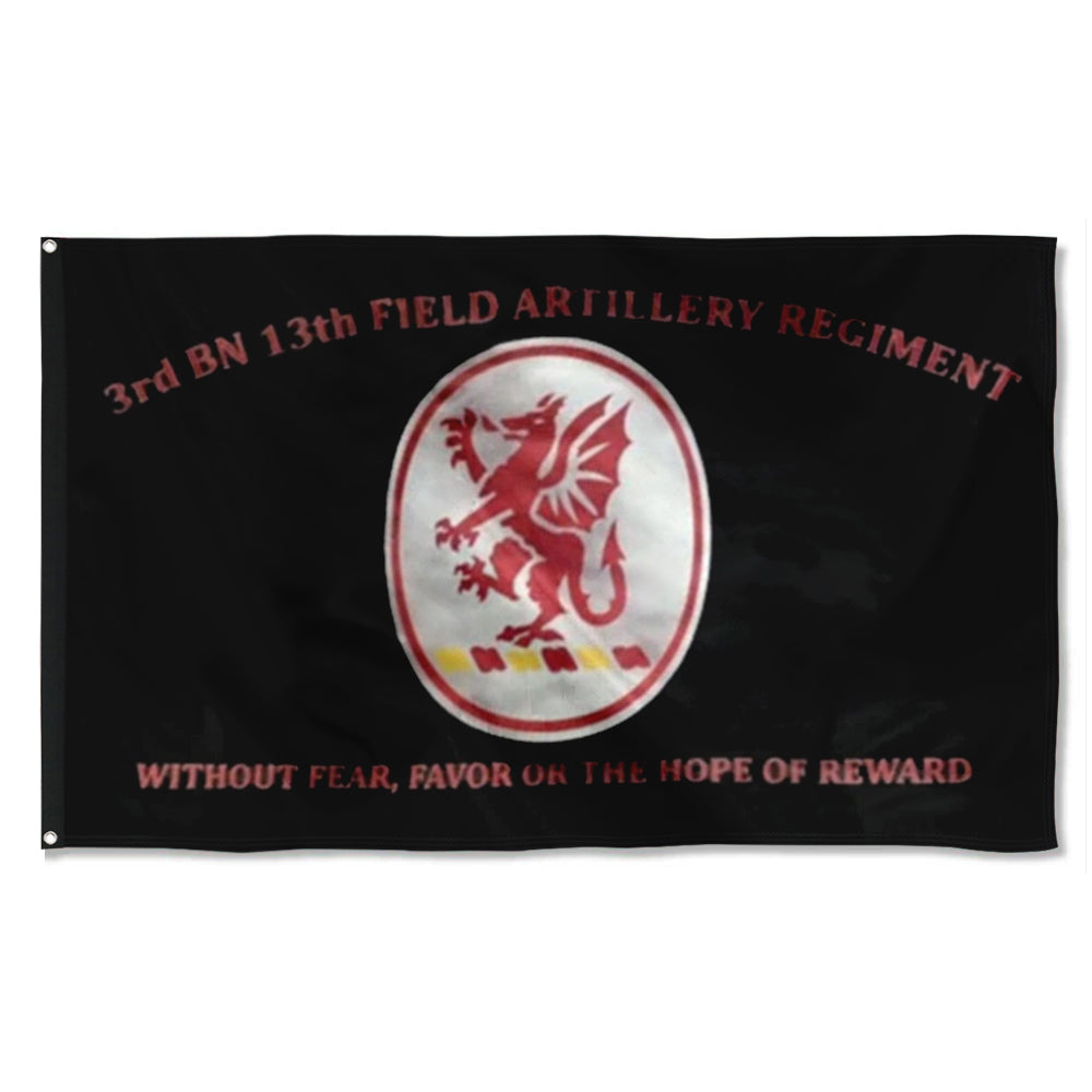 Fyon 13th Field Artillery Flag Indoor and outdoor banner