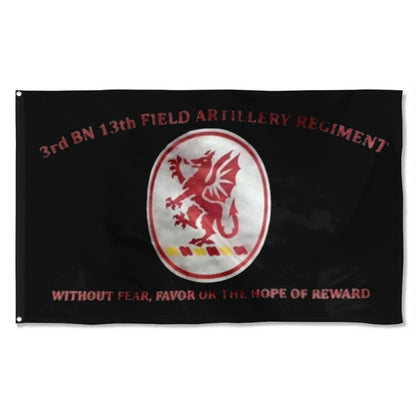 Fyon 13th Field Artillery Flag Indoor and outdoor banner