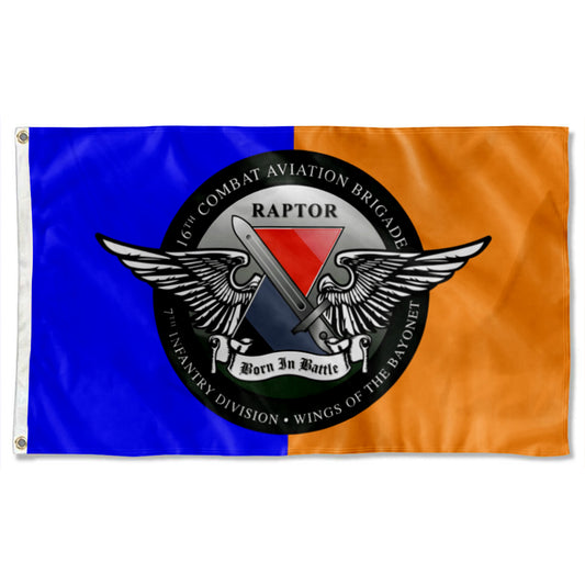 Fyon 16th Combat Aviation Brigade Raptor Flag  Indoor and outdoor banner