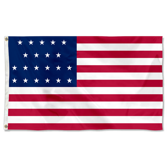 Fyon The 21 Stars (1819–1820) Flag Banner