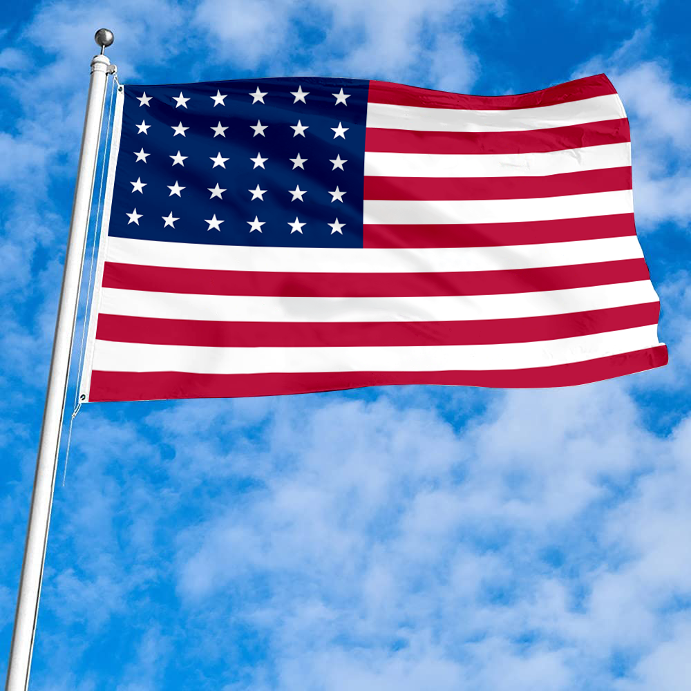 Fyon 1848-1851 The United States Flag Banner