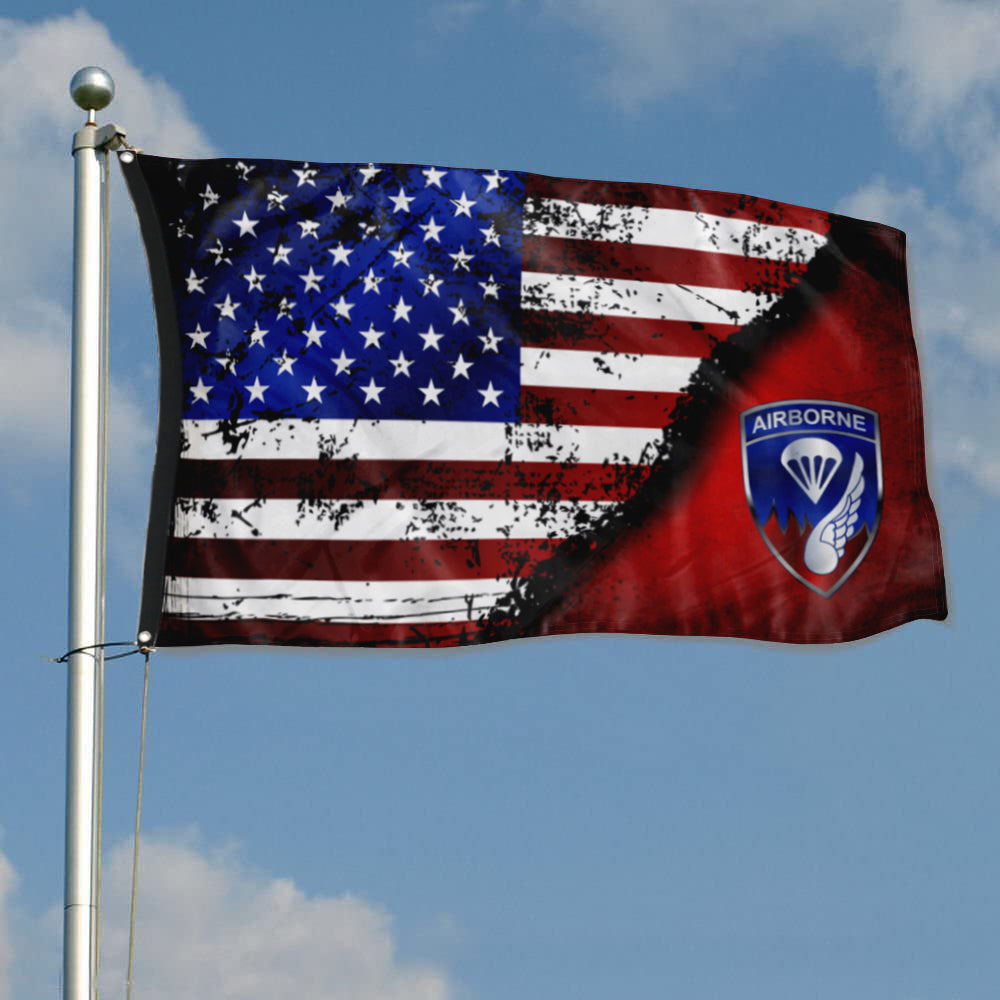 Fyon 187TH Infantry Stars And Stripes Flag Indoor and outdoor banner