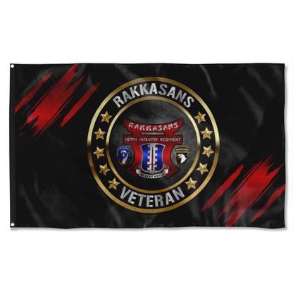 Fyon 187TH Rakkasans Veteran Flag Indoor and outdoor banner