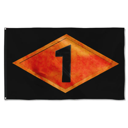 Fyon 1ST Ranger Battalion Diamond  Flag Indoor and outdoor banner