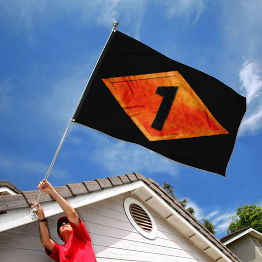 Fyon 1ST Ranger Battalion Diamond  Flag Indoor and outdoor banner
