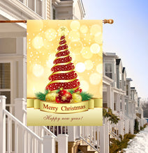 Fyon Merry Christmas Santa Claus Decorative Double Sided Vertical House Garden Flag 28x40inch --GF101601