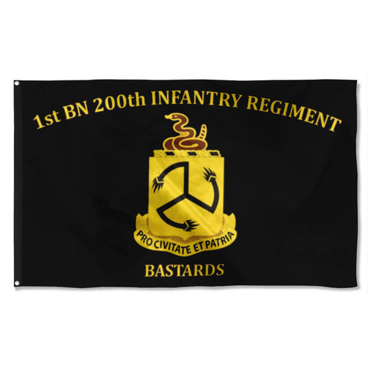 Fyon 1st BN 200th Infantry Regiment Flag Indoor and outdoor banner
