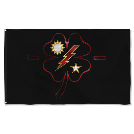 Fyon 1ST Clover Flag Indoor and outdoor banner