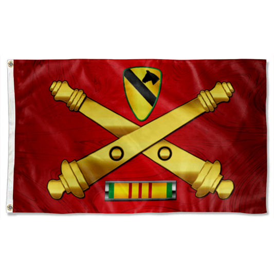 Fyon 1st Cav Field Artillery Vietnam Flag  Indoor and outdoor banner