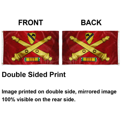 Fyon 1st Cav Field Artillery Vietnam Flag  Indoor and outdoor banner