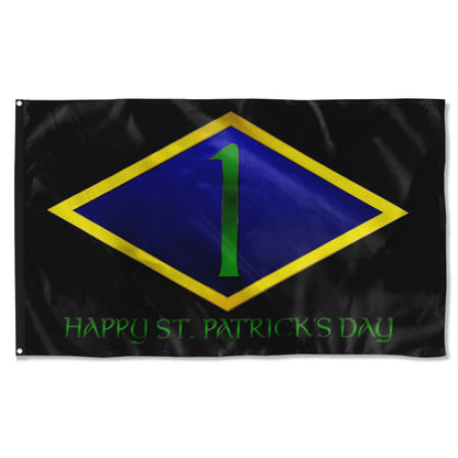 Fyon 1st HAPPY SAINT PATRICK'S DAY Flag Indoor and outdoor banner