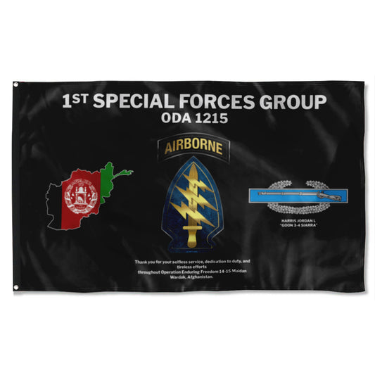 Fyon 1th SFG ODA 1215 Flag Indoor and outdoor banner