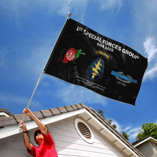 Fyon 1th SFG ODA 1215 Flag Indoor and outdoor banner
