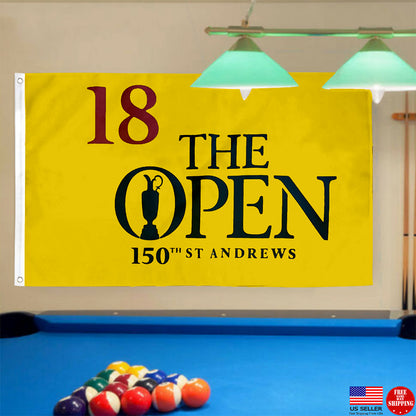Fyon 2022 British Open Flag st. andrews 150th the open pin Flag Indoor and outdoor banner