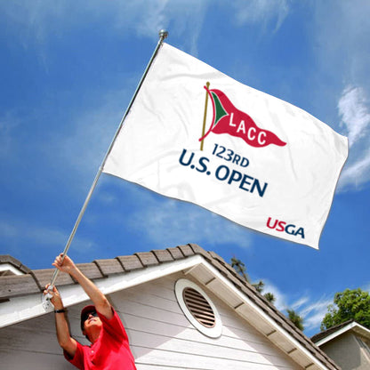 Fyon 2023 US Open LACC Official Embroidered Golf Flag Indoor and outdoor banner