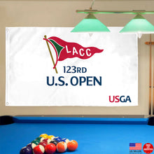 Fyon 2023 US Open LACC Official Embroidered Golf Flag Indoor and outdoor banner