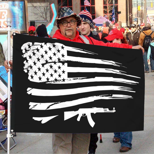 Fyon 2024 DON JR Ivanka AK47 Flag Banner