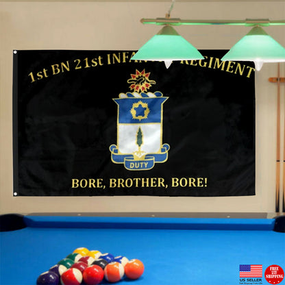 Fyon 21st IN. Custom Guidon Flag Indoor and outdoor banner