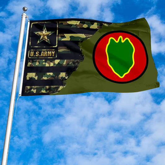 Fyon 24TH Infantry division  Flag Banner