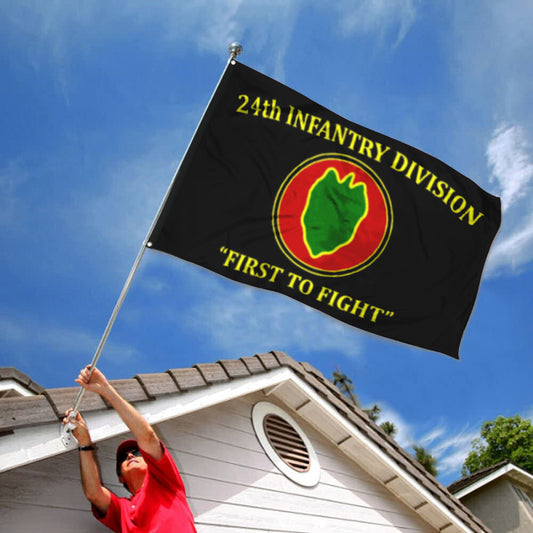 Fyon 24th Infantry Division Flag Indoor and outdoor banner