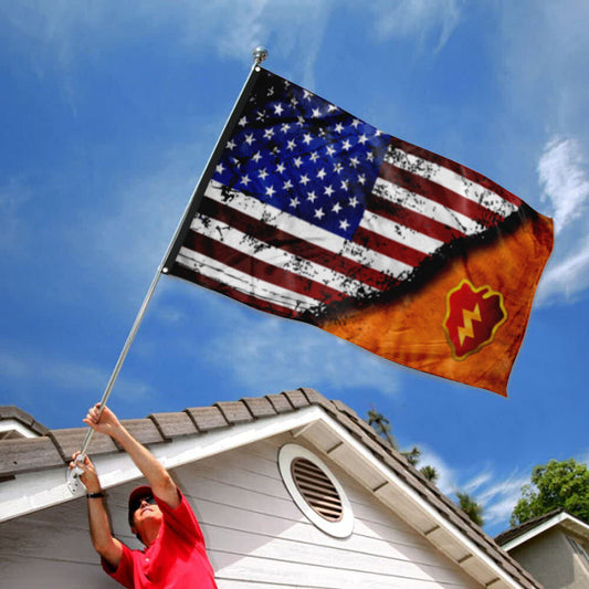 Fyon 25TH ID Stars And Stripes Flag Indoor and outdoor banner
