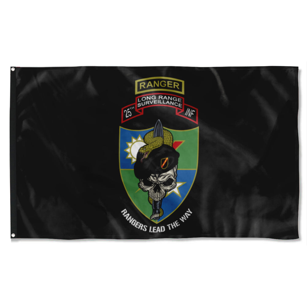 Fyon 25TH INF LRS SNAKE EATER FLAG  Indoor and outdoor banner