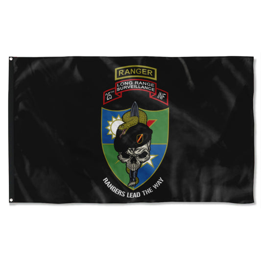 Fyon 25TH INF LRS SNAKE EATER FLAG  Indoor and outdoor banner