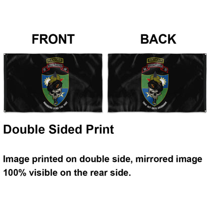Fyon 25TH INF LRS SNAKE EATER FLAG  Indoor and outdoor banner