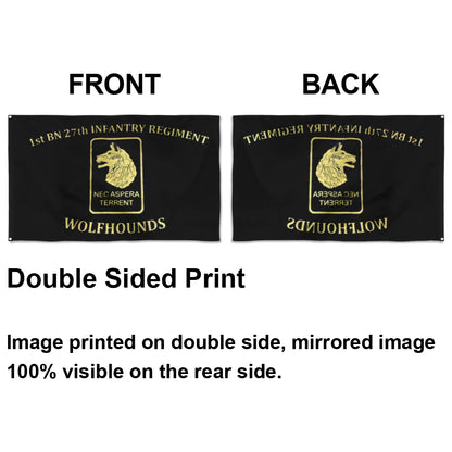 Fyon 27th IN. Custom Guidon Flag Indoor and outdoor banner