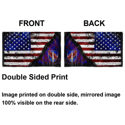 Fyon 2ND SFAB Stars And Stripes Flag Indoor and outdoor banner