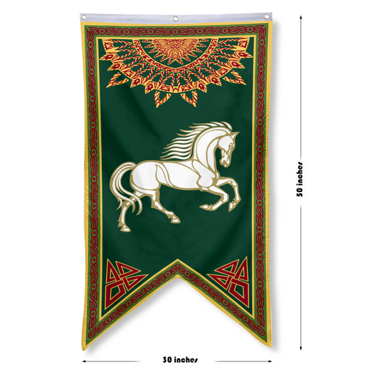 Fyon The Lord of the Rings LOTR Rohan Flag Banner 30x50inches 33023