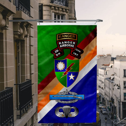 Fyon 2nd Ranger Battalion old Scroll Flag  Indoor and outdoor banner