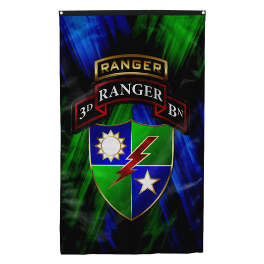 Fyon 3-75 Tabbed Regimental Flag Indoor and outdoor banner