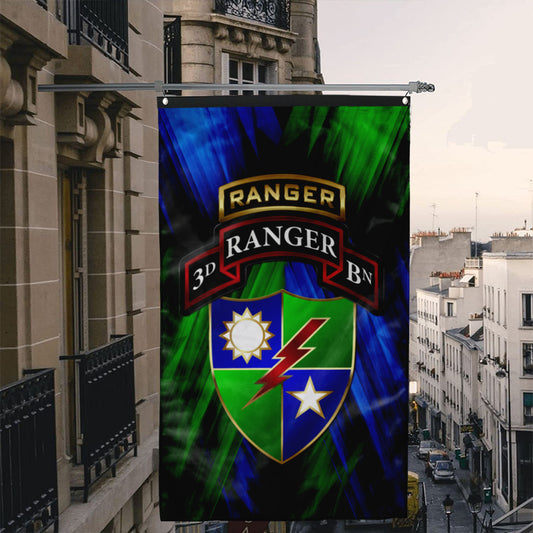 Fyon 3-75 Tabbed Regimental Flag Indoor and outdoor banner